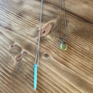 Pendant necklaces